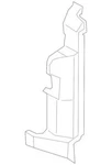 Genuine Kia Air Guide 29135-2K600. Fixed Price $53.09.