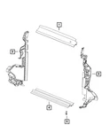 Genuine Mopar Radiator Shield 68435937AB. Fixed Price $45.75.