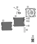 Genuine Mopar Radiator Fan Wiring 68624227AA. Fixed Price $143.95.