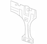Genuine Volkswagen 2009-2011 Tiguan Sel Radiator Panel Carrier 5N0-805-567-B. Fixed Price $34.05.