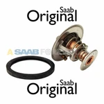 Saab 9000 9-5 9-3 Thermostat Kit 89 Degree New Genuine Oem 30577561. Fixed Price $24.99.