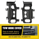 Front Bumper Eye Tow Hook Cover Black Ford F-350 2017-19 HC3Z8311H HC3Z8310G. Fixed Price $59.49.