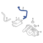 For Volvo S40 2004-2005 30636156 Automatic Transmission Oil Cooler Hose. Fixed Price $121.00.
