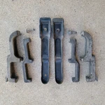 Volvo 740 940 Turbo 2 1/4" Intercooler & Radiator Mounting Brackets Rare 744 745. Fixed Price $160.00.