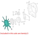 Fan Blade 140 Type S320 Fits 94-99 Mercedes S-class 502953. Fixed Price $59.99.