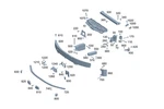 Genuine Mercedes-benz Stiffener Front-end Assembly 297-620-64-00. Fixed Price $182.00.