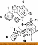 Ford Oem Water Pump Thermostat Outlet O-ring W700319S300 New Package. Fixed Price $8.92.