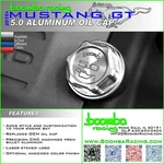 Boomba Racing For Mustang Gt 2015-2017 Oil Cap Blue Anodize. Fixed Price $84.97.