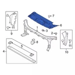 Genuine Ford Radiator Support Access Cover ML3Z-19E525-A. Fixed Price $111.61.