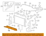 Gm Oem 18-19 Xts Cooling Radiator Components-lower Baffle 84108543. Fixed Price $85.71.