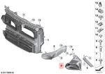 Genuine Bmw F39 X2 18I 20IX Air Duct Displaced Radiator Left 51747442383. Fixed Price $50.00.