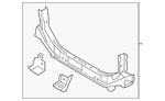 Genuine Mitsubishi Lower Tie Bar 62511W140P. Fixed Price $348.47.