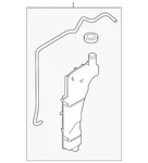 Genuine Nissan Engine Coolant Reservoir 21710-1KC0B. Fixed Price $122.61.