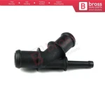 Engine Coolant Tee Distributor Hose Connector 1J0121087D For Vw Audi Seat Skoda. Fixed Price $7.60.