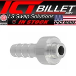 Ict Billet 1/4" Aluminum Barb - Weldable Fitting Nipple .250" Hose. Fixed Price $10.99.