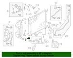 New Genuine Nissan Mounting Rubber-radiator,lower 215071HA0B / 21507-1HA0B Oem. Fixed Price $15.82.