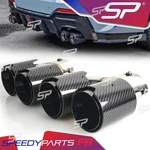 For Bmw G20 M340I G22 M240I G42 M440I Carbon Fiber Quad Exhaust Tips Finishers. Fixed Price $176.99.