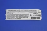Genuine Mopar Veci Label 4722046AA. Fixed Price $39.78.