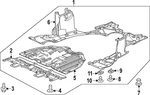 Genuine Honda Radiator Support Splash Shield 74119-3D4-A00. Fixed Price $75.81.