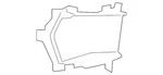 Genuine Audi Radiator Support Air Duct 4K8-121-763. Fixed Price $61.97.