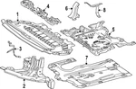 Genuine Mercedes-benz Radiator Support Splash Shield 214-520-31-00. Fixed Price $80.00.