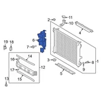 For Toyota RAV4 2022-2025 16595F0580 Front Left Radiator Support Baffle. Fixed Price $64.43.