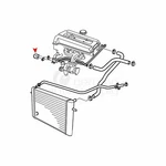Uro Engine Coolant Bypass Hose 9178849 For Saab. Fixed Price $12.74.