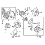 For Dodge Hornet 24-25 68439759AA Engine Coolant Temperature Sensor O-ring. Fixed Price $30.40.