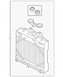 Genuine Bmw Auxiliary Radiator 17-11-7-802-662. Fixed Price $319.32.