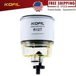 Kofil R12T Fuel Water Separator Filter&collection Bowl For Gas Diesel Engines. Fixed Price $15.49.