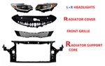Pick Bumper Cover Grille Radiator Support Core Panel Headlight Optima 2016-18. Fixed Price $531.89.