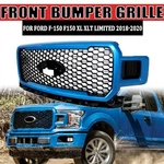 Ford F-150 2018-20 Front Radiator Grille Upper Assembly Velocity Blue. Fixed Price $212.39.