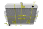 1968-1985 Jeep CJ5 CJ6 CJ7 4 Row Core Champion Wr Radiator. Fixed Price $360.45.