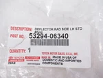 Genuine Oem Toyota 53294-06340 Driver Radiator Support Air Deflector 15-17 Camry. Fixed Price $59.29.