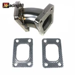 Emusa T2 4-BOLT 45 Degree Turbo Charger Flange Conversion ADAPTER+2X Gasket. Fixed Price $34.98.