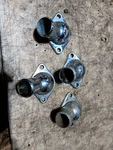 Mr Gasket Chrome Water Neck 3660 Chevy V8 Thru 1965 Used Lot Of 4. Fixed Price $22.75.