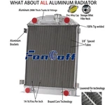 3-ROW Core Aluminum Radiator 1932 Ford Model High Boy Flathead V8 Engine. Fixed Price $139.00.