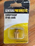 Central Pneumatic Air Compressor Drain Cock 1/4" (lot Of 4). Fixed Price $22.00.