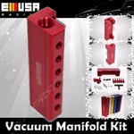 Emusa 1/8 Npt 6 Port Vacuum Manifold Kit For Turbo Wastegate Intake Red. Fixed Price $22.98.