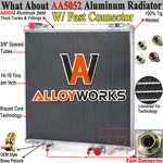 2887 Row Aluminum Radiator 05-07 Ford F250 F350 F450 6.0L 6.8L Super Duty. Fixed Price $299.00.