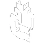 Genuine Nissan Radiator Support Air Duct 21469-ZL00A. Fixed Price $32.25.