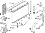 Genuine Nissan Radiator Support Air Deflector 21562-6GP0A. Fixed Price $31.98.