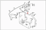 Genuine Mercedes C140 W140 Coupe Ventilation Pipe 1405000772. Fixed Price $75.59.