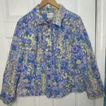 Vintage Style Christopher Banks 2009 Xl Cotton Retro Spring Floral Corduroy Coat. Fixed Price $50.00.