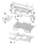 Genuine Mopar Isolator Lower 55255703AB. Fixed Price $28.23.