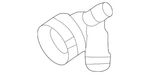 Genuine Volkswagen Upper Hose Coupling 5Q0-122-291-DH. Fixed Price $17.17.