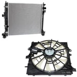 Ats 13-15 Radiator And Fan Kit 2-PC 4 Cyl 2.5L. Fixed Price $297.95.