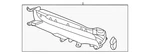 Genuine Audi Radiator Support Air Deflector 9J1-121-753-D-OK1. Fixed Price $276.97.