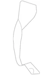Genuine Audi Side Bracket Support 8E0-805-538-A. Fixed Price $84.60.