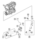 Genuine Mopar Vent Tube 68329064AA. Fixed Price $109.57.